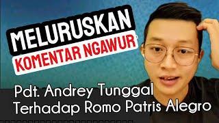 Meluruskan Komentar Ngawur Andrey Thunggal Terhadap Patris Alegro  @Andrey Thunggal  Logika Katolik