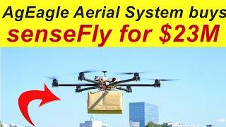 AgEagle Aerial System buys senseFly for $23M