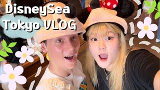 [DisneySea Tokyo Vlog] 프랑스인 남자친구와 도쿄 디즈니씨️| 늦게 입장해서 뽕 뽑는 법 | 놀이기구 추천 및 후기| 물 위에서 하는 퍼레이드 