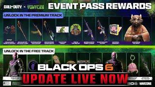 BLACK OPS 6 x TMNT EVENT PASS REWARDS LIVE TODAY... (NEW WEAPONS, OPERATORS & MORE)