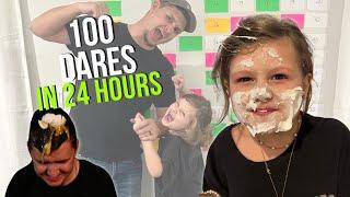 100 DARES in 24 HOURS!!