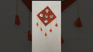 Beautiful wall hanging Art#diy #wallhanging #bestout #India Art77#easy #viral #art