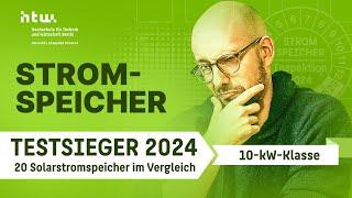 Stromspeicher Testsieger 2024! Warum Effizienz nicht alles ist!