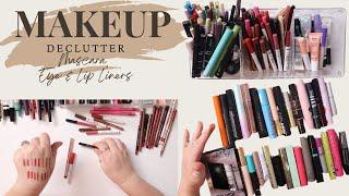 MAKEUP DECLUTTER: Mascara, Eye & Lip Liners – Mini Reviews, Swatches