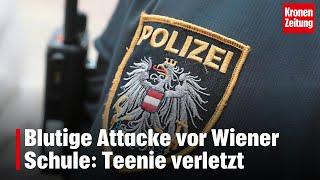 Blutige Attacke vor Wiener Schule: Teenie verletzt | krone.tv NEWS