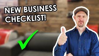 UK business startup checklist - become self employed!