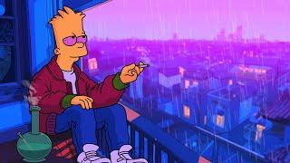 Weed Night & Rain - Lofi Song ~ Lofi hip hop mix ~ Stress Relief / Relaxing Music / Deep Chill