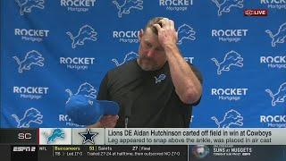 Dan Campbell on Lions' resounding win over Cowboys: "Jared Goff is best QB, We're ready to go to SB"