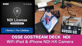 OSSE GOSTREAM DECK NDI Wireless Camera