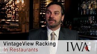 VintageView Wine Racks in Restaurants