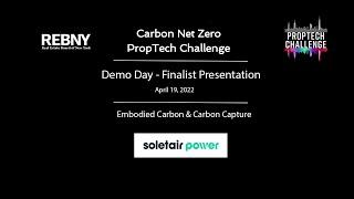 PropTech Challenge - 2022 REBNY Getting to Carbon Net Zero - Demo Day Soletair Power Presentation