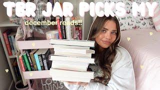 TBR prompt jar chooses my december tbr!! ️️