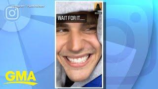 Justin Bieber shares video update on his health l GMA