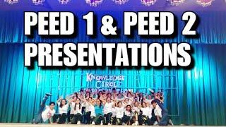 PE ED 1 & PE ED 2 | Presentations for Knowledge Circle Orientation