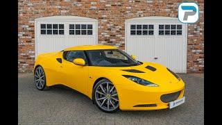 2014/14 LOTUS EVORA V6 S 2 SEATER IN SOLAR YELLOW WITH CONTRASTING BLACK DETAILS