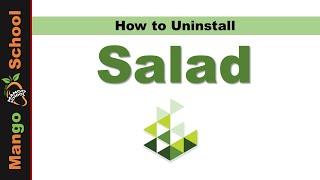 Salad app Virus uninstall Guide