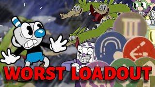 Can I beat Cuphead with the WORST loadout possible?