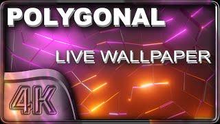 4K  Polygonal Led Motion Graphics Wallpaper ID230715 - Background - Screensaver - on the Market