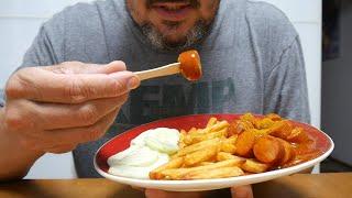 ASMR PO POLSKU – Currywurst + Frytki + Mizeria – Niemieckie Fast Food