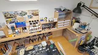 Hobby room tour for models, workbench from HobbyZone