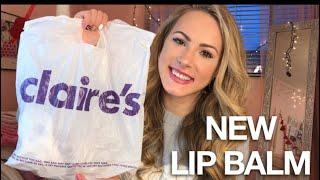 CLAIRES LIP BALM HAUL! NEW RELEASES 