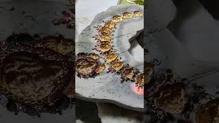#how to use Kdm gold in gold necklace #gold necklace making video #gold work