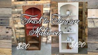 Trash to Treasure || Corner Hutch || Furniture Flip for Profit || BAGOTTA Air Purifier Review