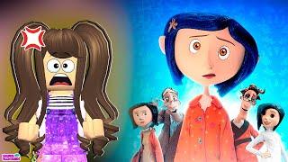 ENTRAMOS NO MUNDO SECRETO DE CORALINE - ROBLOX