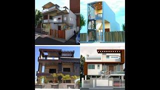 Modern House Front Elevation || 3D Views || By Orenda Design Studio.