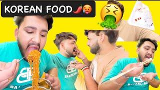 TRY KOREAN SPICY ️ FOOD|| CRAZY MAGGI RECIPE || @LORDANSHUVLOGS123