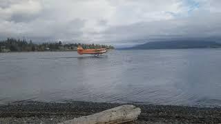 Vancouver island air taking off