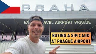 Buying a Sim Card at Prague Airport