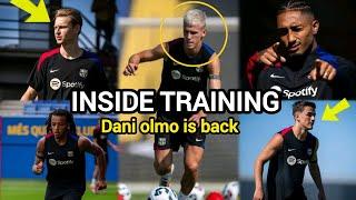 INSIDE TRAINING| Dani olmo is back | focused on getafe