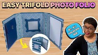 A TRUE KEEPSAKE!  REMEMBER REAL PHOTOS? Give The Gift Of A Memory! TRIFOLD PHOTO FOLIO!