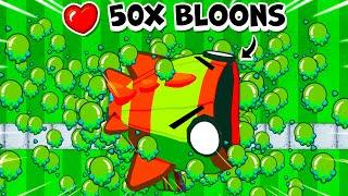 50x Bloons + ELITE Bloonarius. (CO-OP BTD 6 Challenge)