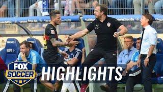 Ginczek brace gives Stuttgart 2-1 advantage over Hamburg - 2015–16 Bundesliga Highlights