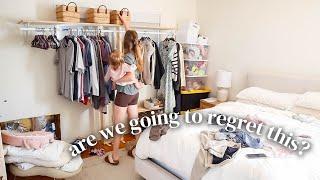 building an UGLY closet, deleting instagram, renovation progress & small shop restock