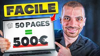 Gagner 500€ (50€ par page) en tapant simplement des Noms | Gagner de l’argent sur internet