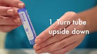 How to Open a Boiron Blue Tube