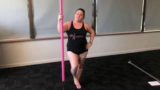 How to do a fireman spin; beginner pole