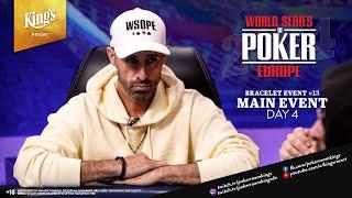  Tag 4 des €10.350 WSOP Europe 2024 NLH Main Events #13, live aus dem King's  ️Hachi