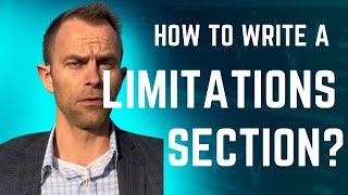 How To Write An Amazing Limitations Section In An Paper ( Research Limitations In A PhD Manuscript )