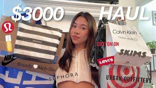 NO BUDGET SUMMER HAUL | skims, brandy, levis, sephora, pacsun, calvin klein, etc