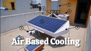 Solar Panels Cooling Technique - Air Based Cooling