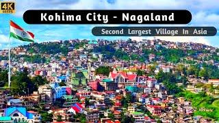 Kohima City - Capital of Nagaland | Kohima City 4k Drone View 2023| Nagaland Drone View| Kohima Tour