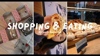 shopping & pastries  | trying paris baguette pastries & a proud tjmaxx/marshalls haul