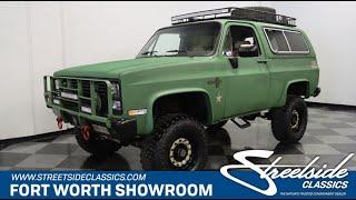 1986 Chevrolet Blazer M1009-CUCV 4X4 for sale | 5419-DFW