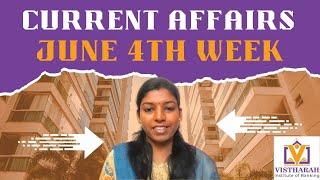 June 4th week CA - #upsc #ibps #ssc #sbi #rbi #rrb #ibps #tnpsc