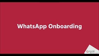 WhatsApp TSP Onboarding