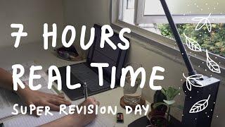 Study with me | 7 HOUR SUPER REVISION DAY (Exam Week)